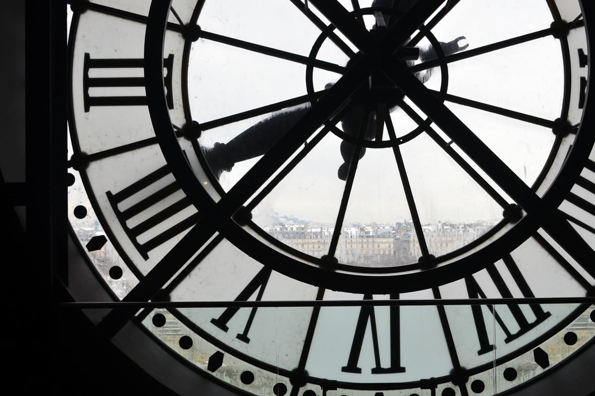 パリのオルセー美術館の時計
